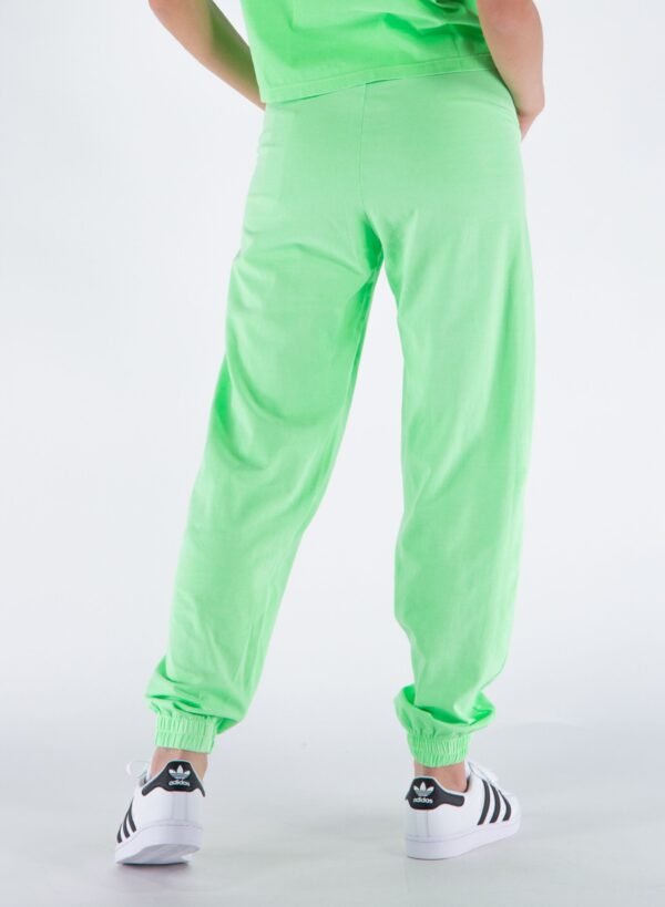 Fluorescent french terry joggers with an elasticated waist and cuffs - Image 2
