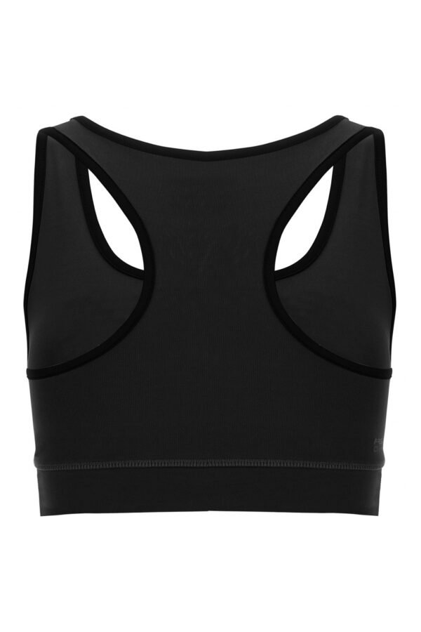 Breathable fabric bra with black trim - Image 2