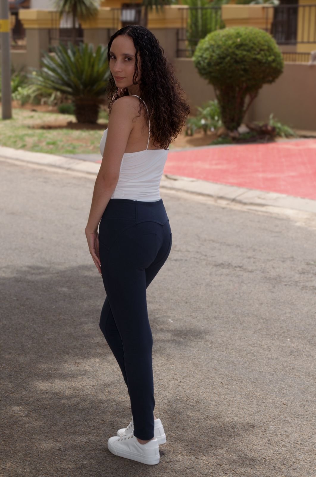 Freddywear WR.UP® high waist skinny trousers with high waist