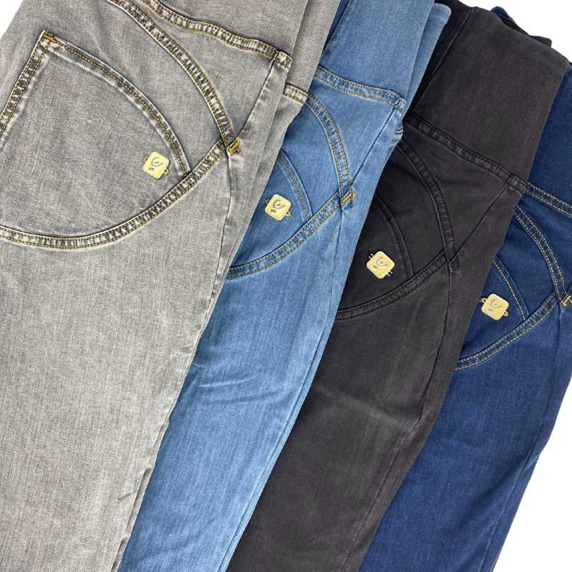 Freddy WR.UP® skinny push up trousers with high waist in jersey-denim