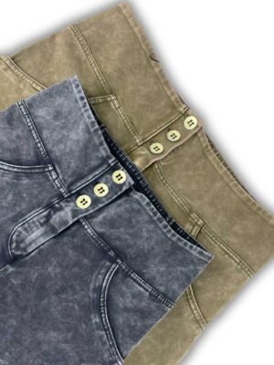 Freddy WR.UP® Acid wash medium waist shaping skinny trousers