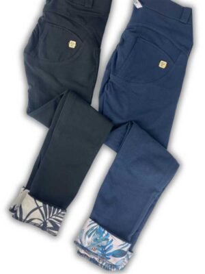 Freddy WR.UP Push Up Trousers with FLORAL FLIP