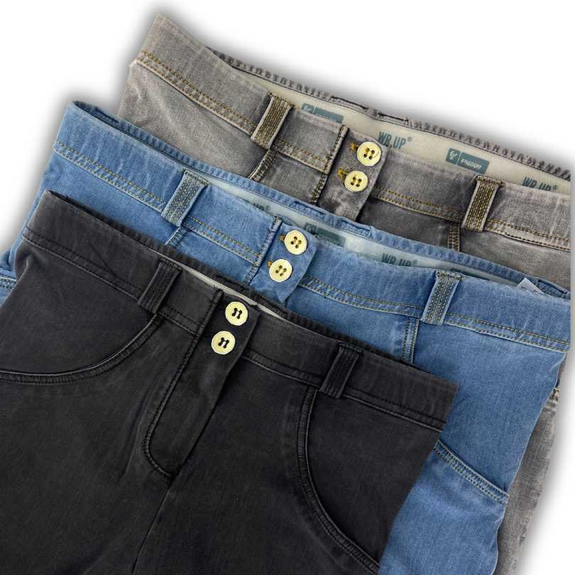 Freddy WR.UP® skinny push up trousers in eco-friendly jersey-denim