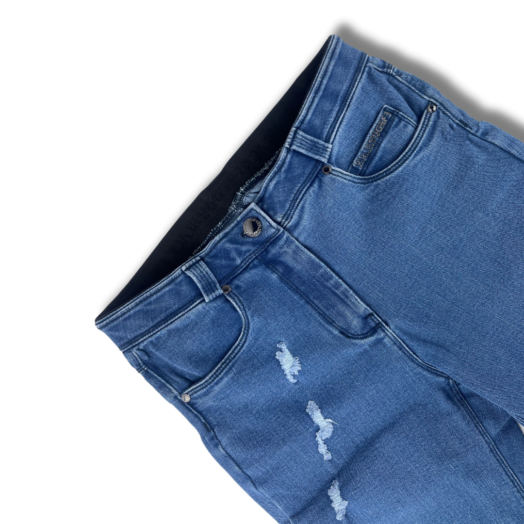 Freddy Jeans Woven Denim Regular Waist Full Length Fit Jeans