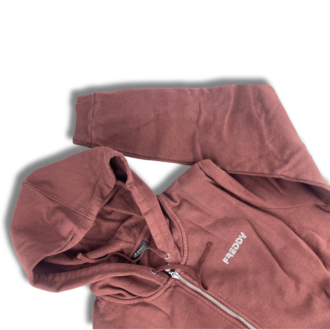 Freddy Cropped full-zip hoodie