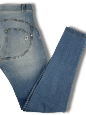 Freddy WR.UP® superskinny jeans in shuttle-woven denim fabric with used effect