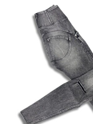 Freddy WR.UP® high waist ripped push up jeans with shuttle-woven acid-washed effect denim