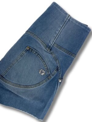 Freddy WR.UP® high waist fringed push up shuttle-woven eco-friendly denim shorts